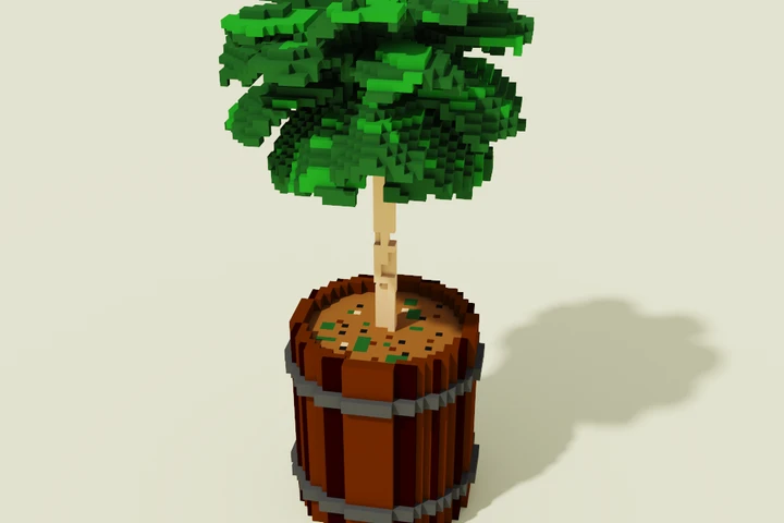 3D Plant Voxel Art cover image.