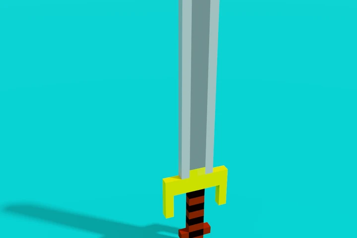 3D Voxel Sword cover image.