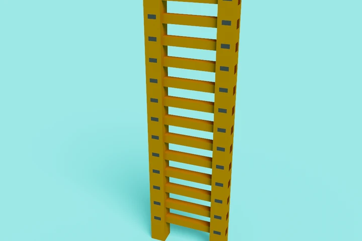 3D Wooden Voxel Ladder cover image.